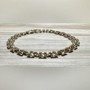 Pre-owned Gorjana 18K Yellow Gold Plated Brooklyn Bracelet, 7"-7.25"